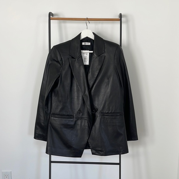 Anine Bing leather blazer - Picture 3 of 10